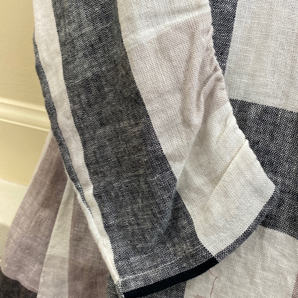 Soft Surroundings Checked Button Up Women’s Mediu… - image 2